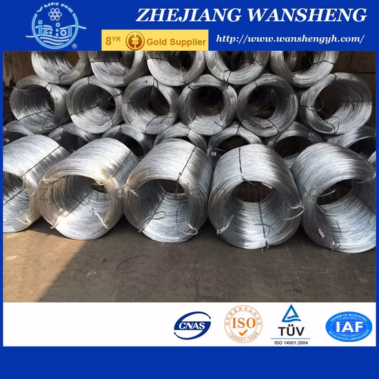 Heiß-/Elektro-DIP-verzinkter Stahldraht, kohlenstoffarmer Eisendraht für Maschen, chinesischer Hersteller, bester Preis 0,5–5,0 mm